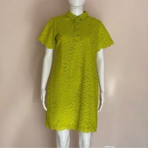 Banana Republic Short Sleeve Floral Lace Dress size Small